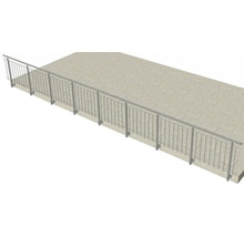 Geländer aus Metall für den Außenbereich