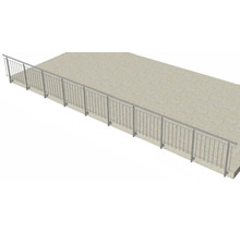 Geländer aus Metall an einer Mauer