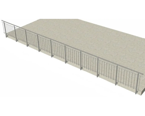 Geländer aus Metall an einer Mauer