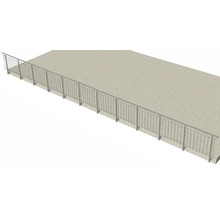 Metallgeländer zur Montage auf Beton