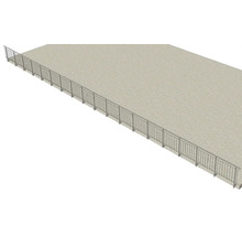 Metallgeländer an einer Mauer