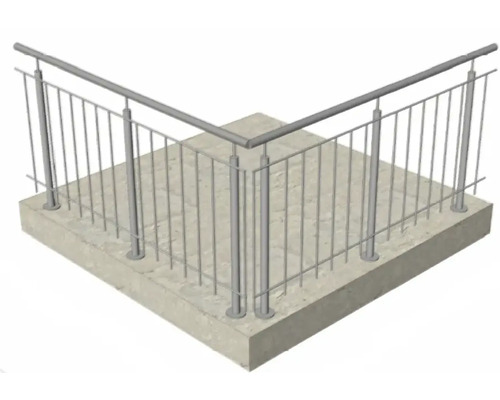 Metallgeländer auf Betonboden