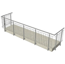 Geländer aus Metall für den Außenbereich