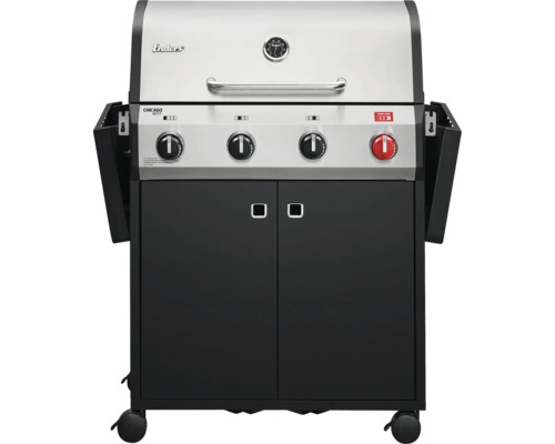 Gasgrill mit drei Brennern und Unterschrank