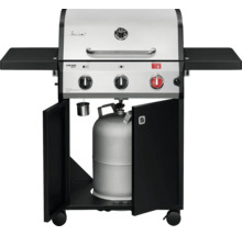 Gasgrill Enders 3 Brenner edelstahl-farbig schwarz inkl. Deckelthermometer,Fettauffangschale,Grillrost,Hochleistungshitzezone,Seitenablage,Warmhalterost Grillrost Gusseisen emailliert