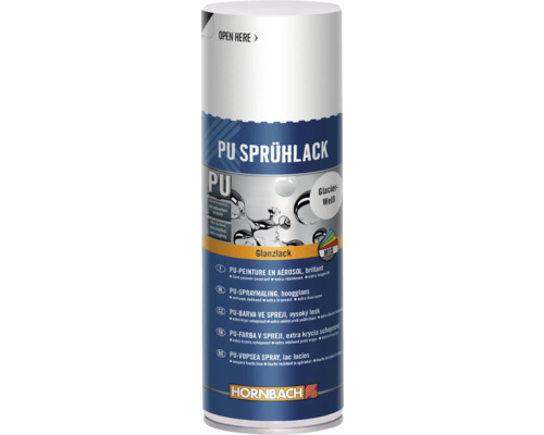 PU Sprühlack, Glanzlack in Gletscherweiss