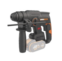 Hammerbohrmaschine mit Zusatzhandgriff und Akku