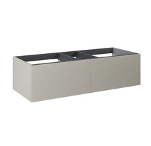 Waschbeckenunterschrank Jungborn Nonus 120x318x45,3 cm ohne Waschbecken fume matt