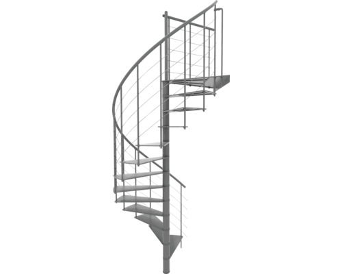 Wendeltreppe mit Geländer