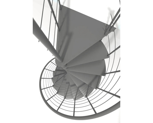 Wendeltreppe von unten