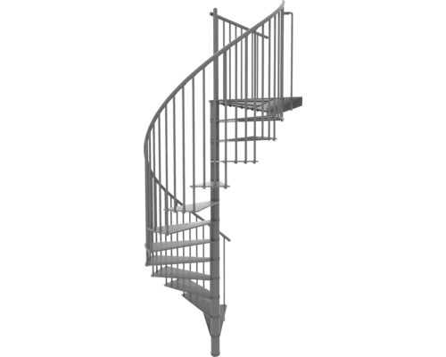 Wendeltreppe aus Metall für den Außenbereich