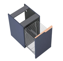 Waschbeckenunterschrank Jungborn Nonus 400x63,5x45,3 cm ohne Waschbecken navy blau matt