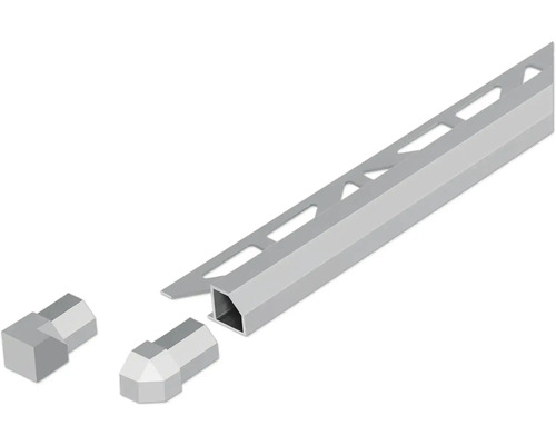 Fliesenprofil mit Endstücken