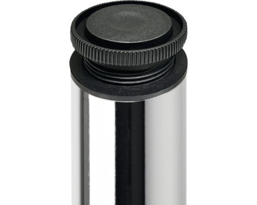 Möbelfuß aus Metall mit Verstellschraube