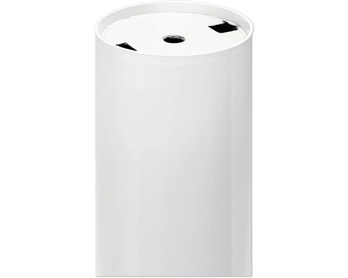 Weißer Standaschenbecher für den Außenbereich