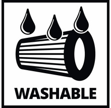 Symbol für Waschbarkeit