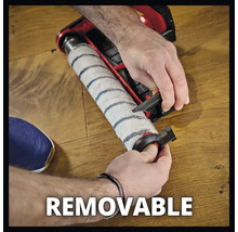 Abnehmbare Bürstenwalze eines Staubsaugers zur Reinigung