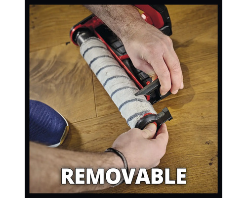 Abnehmbare Bürstenwalze eines Staubsaugers zur Reinigung