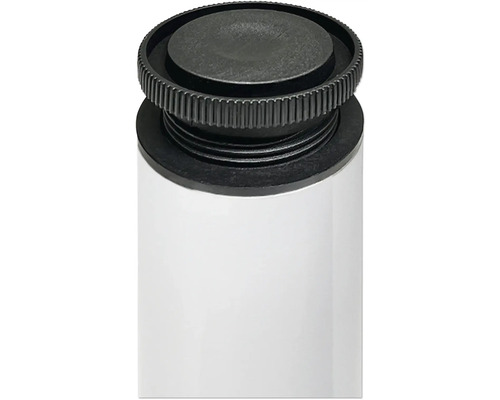 Detailaufnahme eines Heizkörperventils mit Thermostatkopf