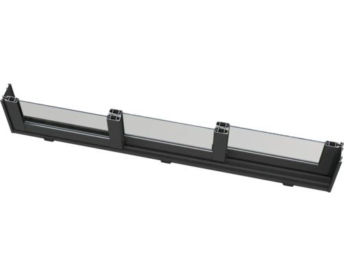 Balkongeländer aus Glas mit Aluminiumprofil