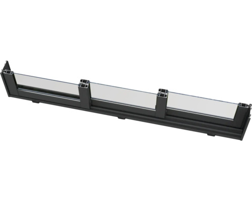 Balkongeländer aus Glas und Aluminium