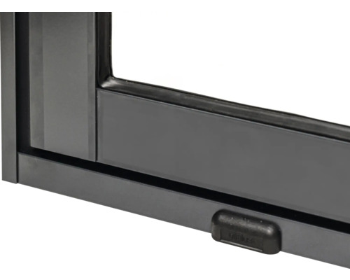 Detailansicht eines Fensters mit Fensterrahmen