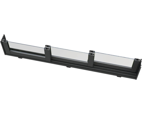 Geländerpfosten mit Glaseinsatz