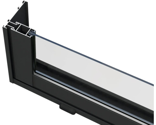 Fensterprofil mit Glas