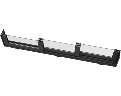 Glasgeländer-Bausatz mit Aluminiumprofil