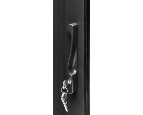 Griff einer Tür mit Schlüssel