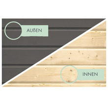 Holzfassade für den Außen- und Innenbereich