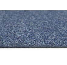 Nahaufnahme eines blauen Teppichbodens