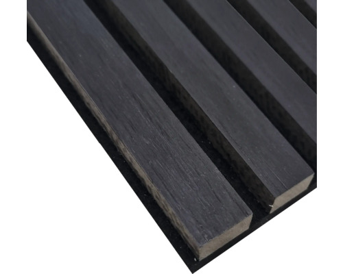 Akustikpaneel mit Holzlamellen zur Wandgestaltung