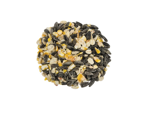 Vogelfutter mit Sonnenblumenkernen und Mais
