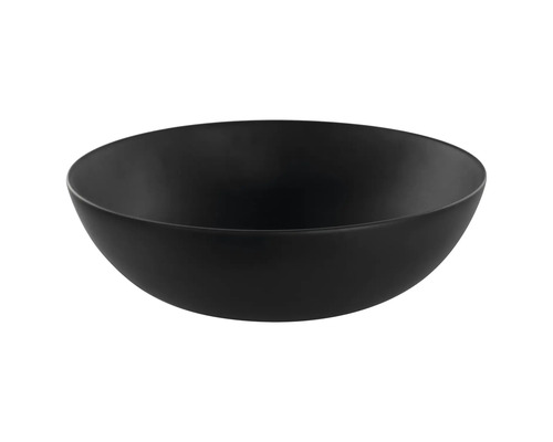 Schwarze Salatschüssel