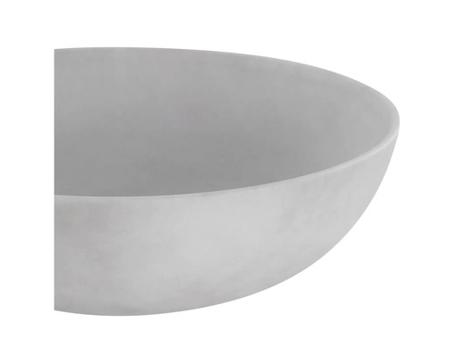 Graue Waschschüssel