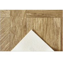 Dekoransicht des Vinylbodens mit Holzoptik