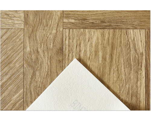 Dekoransicht des Vinylbodens mit Holzoptik