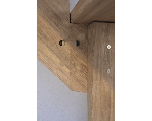 Holzkonstruktion mit Verbindungselementen