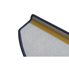 Detailansicht einer Fußmatte mit Textiloberfläche