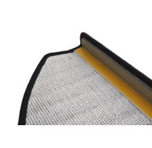 Nahaufnahme einer Teppichunterlage mit rutschfester Beschichtung