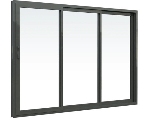 Schiebefenster mit drei Feldern