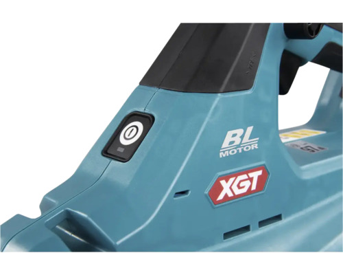 Detailansicht eines Gebläses mit dem BL Motor und dem XGT Logo.