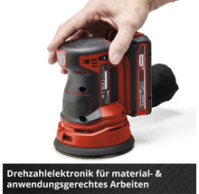 Einhand-Akku-Exzenterschleifer im Einsatz