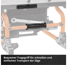 Griff für den einfachen Transport einer Säge