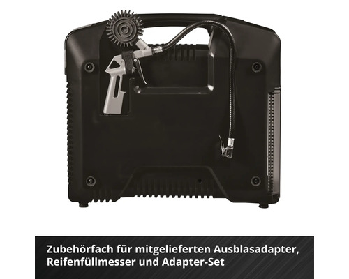 Zubehörfach für Ausblasadapter, Reifenfüller und Adapter-Set