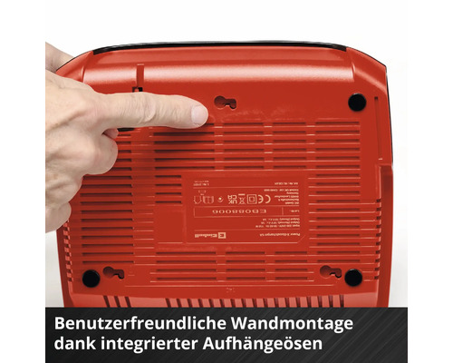 Rückseite des Radios mit integrierten Aufhängeösen zur Wandmontage