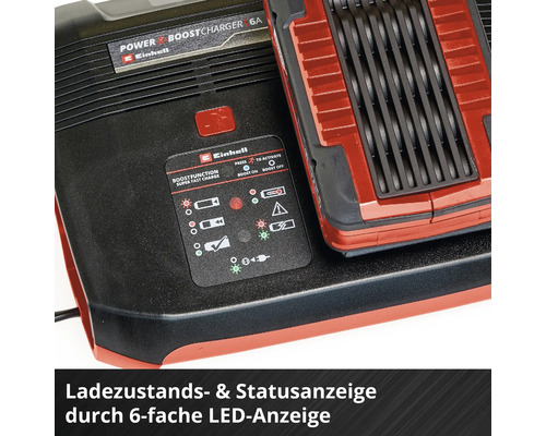 Einhell Power Boost Charger mit LED Anzeige