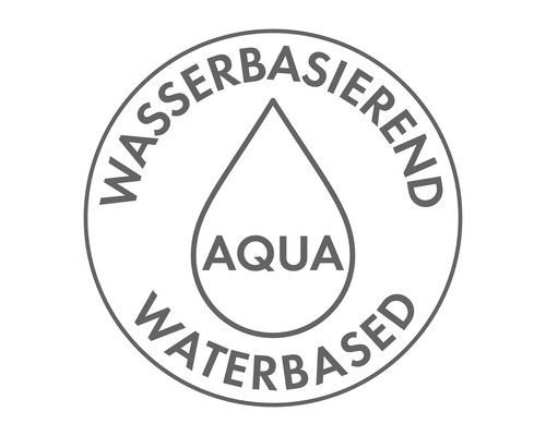 Wasserbasierend Zeichen
