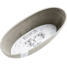 Ecobots Sofia Pflanzgefäß aus Komposit mit Einsatz